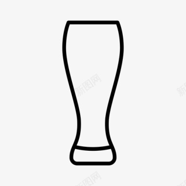 空玻璃杯水壶罐子图标图标