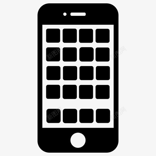 移动应用程序智能手机更多图标svg_新图网 https://ixintu.com iphone应用程序 忽略 智能手机 更多 标记 检查 移动应用程序 联合 黑色智能手机手机应用程序