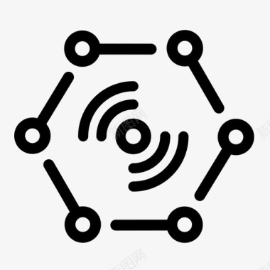 物联网wifi信号图标图标