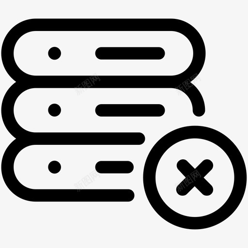 删除服务器删除连接标记图标svg_新图网 https://ixintu.com 删除 删除服务器 删除连接 取消 托管 技术行图标 标记 进入 错误