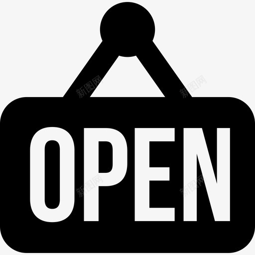 开放式购物标志图标svg_新图网 https://ixintu.com 开放式购物标志