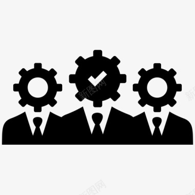 支持管理领导图标图标