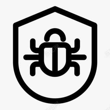 防病毒安全保护图标图标
