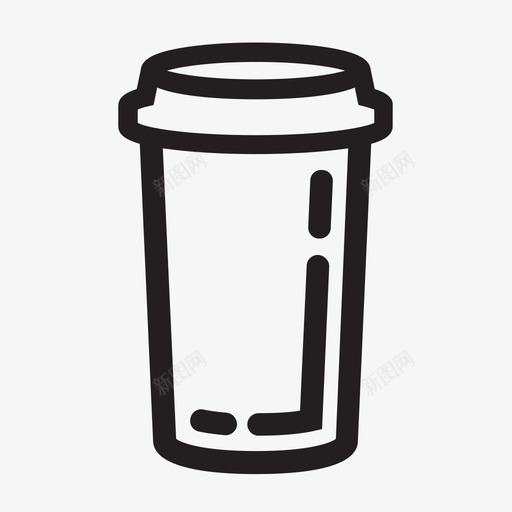 咖啡饮料和容器图标svg_新图网 https://ixintu.com 咖啡 饮料和容器