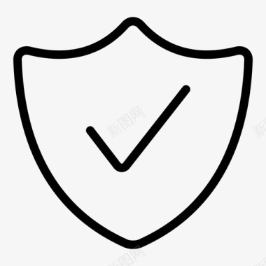 屏蔽标志安全图标图标