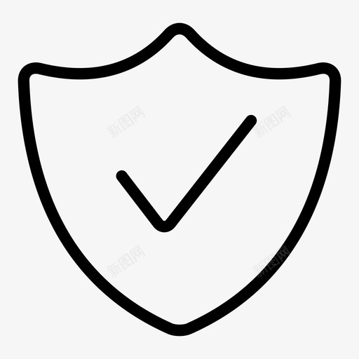 屏蔽标志安全图标svg_新图网 https://ixintu.com 保护 多重 好 安全 屏蔽 忽略 指示 标志 瘦轮廓用户界面 转下一个