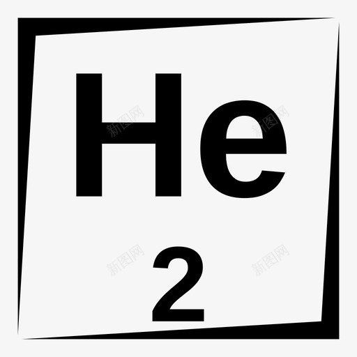 氦元素图标svg_新图网 https://ixintu.com 元素 氦