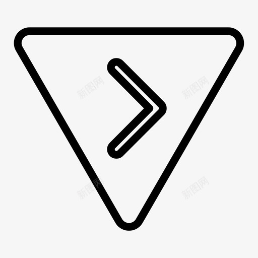 右箭头稍后向前图标svg_新图网 https://ixintu.com 右箭头 稍后向前