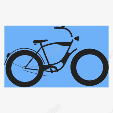 自行车巡洋舰图标图标