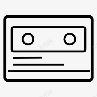 数字音频磁带录音音乐图标图标