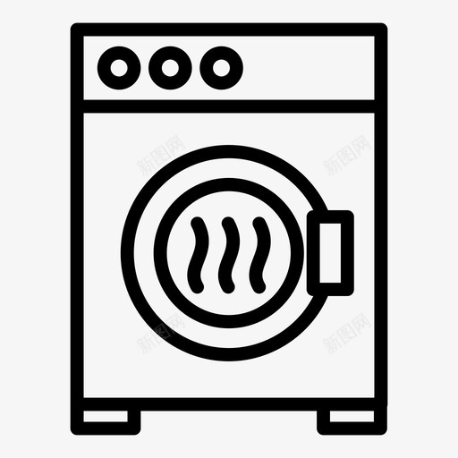 烘干机标牌加号图标svg_新图网 https://ixintu.com 加号 另一件 多件 干净衣服 标牌 洗涤 添加 清洁 烘干机