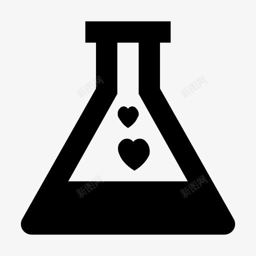 爱化学爱和浪漫的材料标图标svg_新图网 https://ixintu.com 爱化学 爱和浪漫的材料设计图标