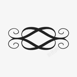 calligraphiccalligraphic ornament图标高清图片
