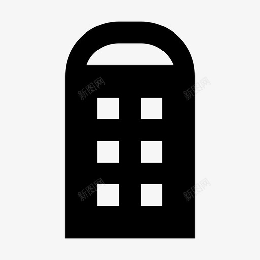 公寓城市元料标图标svg_新图网 https://ixintu.com 公寓 城市元素材料设计图标