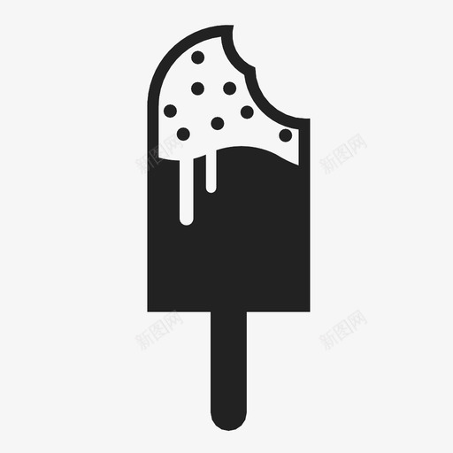冰淇淋夏天冰激凌图标svg_新图网 https://ixintu.com 冰淇淋 冰激凌 冷冻酸奶 凝胶 夏天 浇头 牛奶 甜点 雪糕 食物