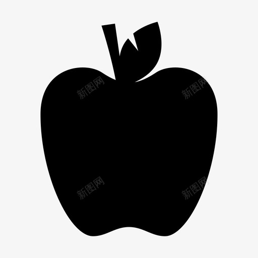 苹果产品收获图标svg_新图网 https://ixintu.com 产品 享受 吃 嚼 收获 水果 生物 苹果 零食 食物
