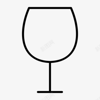 酒杯玻璃器皿玻璃汁图标图标