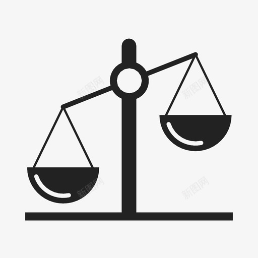 秤律师法官图标svg_新图网 https://ixintu.com 决定 律师 法官 秤 证据 评估 重量 陪审团