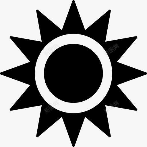 太阳形状形状外层空间图标svg_新图网 https://ixintu.com 外层空间 太阳形状 形状