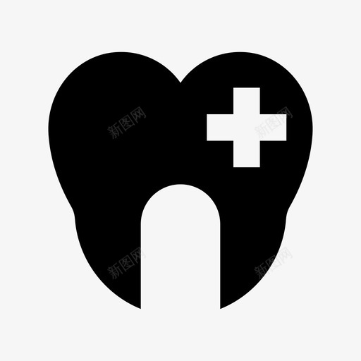 牙科诊所医疗和健康材料标图标svg_新图网 https://ixintu.com 医疗和健康材料设计图标 牙科诊所