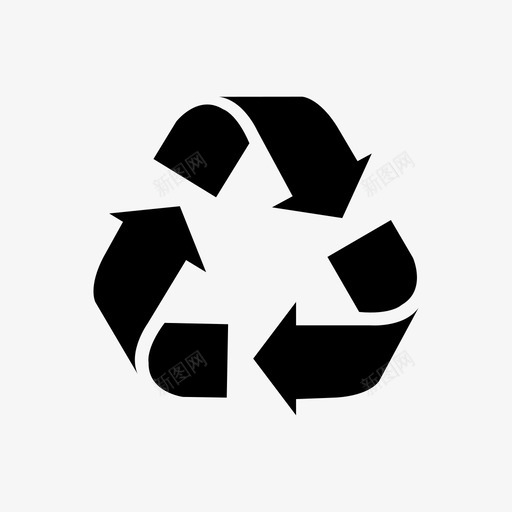 回收改造标识图标svg_新图网 https://ixintu.com 再利用 回收 塑料回收 废弃物 改造 更新 标识 管理 纸张回收 翻新