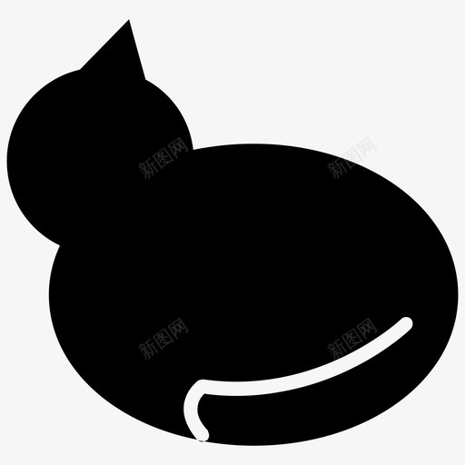 我的猫图标svg_新图网 https://ixintu.com 我的猫