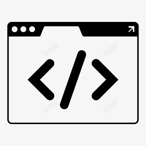 代码css语言图标svg_新图网 https://ixintu.com css 代码 写作 程序员 网站 网页 脚本 语言 软件