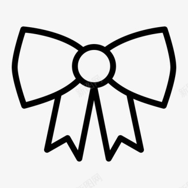 丝带补品领口图标图标