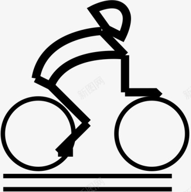 公路自行车奥运会自行车比赛图标图标