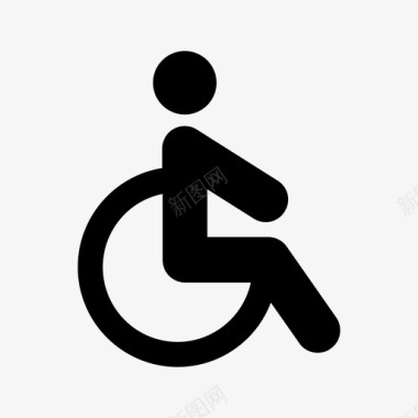 轮椅如步行移动配件图标图标