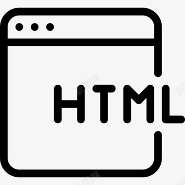 html编码计算机图标图标