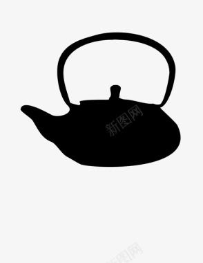 茶壶咖啡茶图标图标