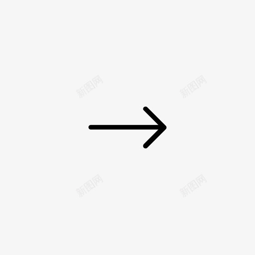右箭头路线下一个图标svg_新图网 https://ixintu.com 0度 下一个 右箭头 右箭头下一个跳过方向 向右箭头 地图 定位 方向 路线 跳过