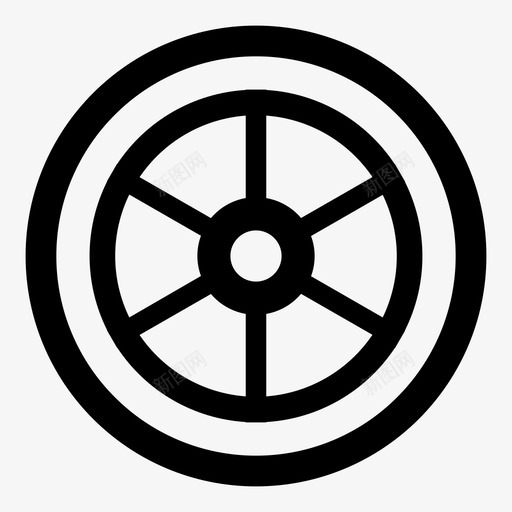 轮胎汽车驱动图标svg_新图网 https://ixintu.com 橡胶 汽车 移动 车轮 轮胎 运动 马达 驱动