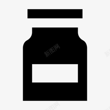 梅森罐瓶子容器图标图标