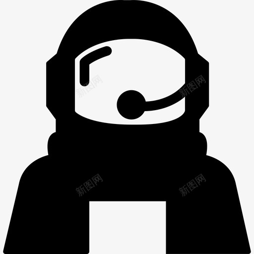 宇航员头盔保护外层空间人外层空间图标svg_新图网 https://ixintu.com 人 外层空间 宇航员头盔保护外层空间