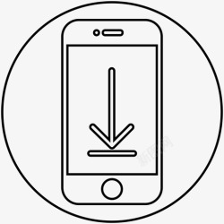 iphone智能手机wifi手机图标高清图片