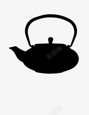印度茶壶咖啡茶图标图标