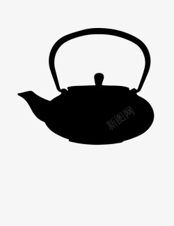 印度茶壶印度茶壶咖啡茶图标高清图片