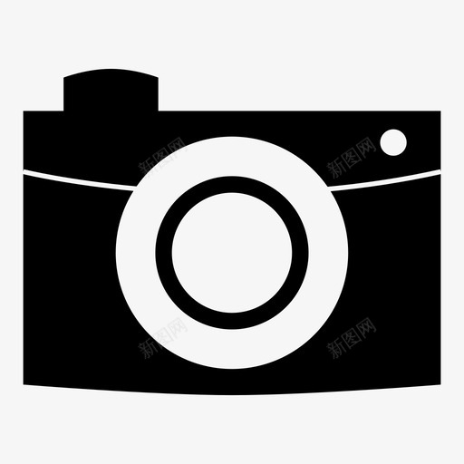 相机快照摄影图标svg_新图网 https://ixintu.com 不 保持 出售 加粗 快照 捕捉 摄影 相机 锐利点 镜头 黄金