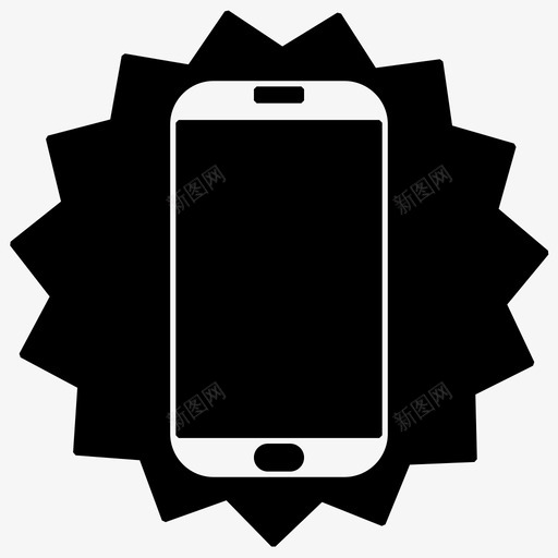 黑色手机黑色三星黑色手机galaxy图标svg_新图网 https://ixintu.com 黑色三星黑色手机galaxy 黑色手机