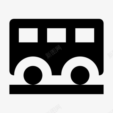 巴士旅游补充图标图标