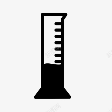 量筒实验室实验实验室测试图标图标
