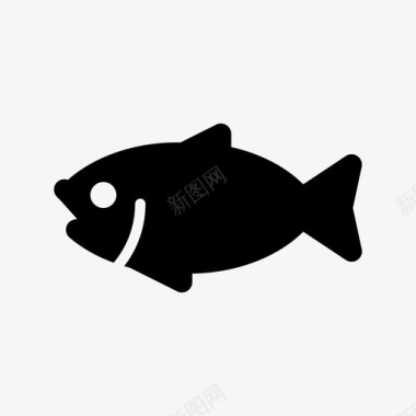 鱼消费品图标图标