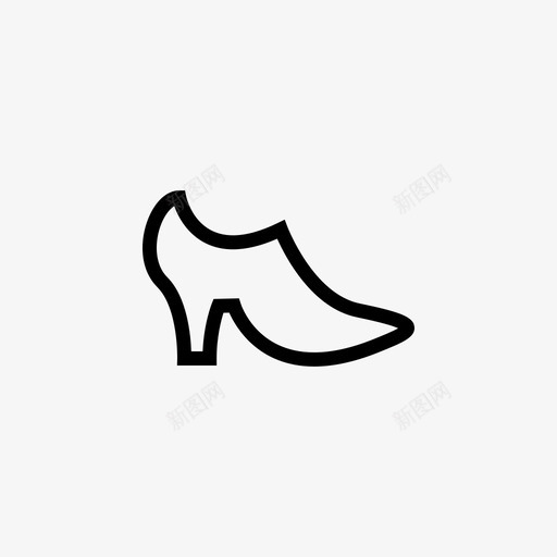 高跟鞋大胆金色图标svg_新图网 https://ixintu.com hold 不 刚结婚 卖了 大胆 拖鞋 金色 鞋子 高跟鞋