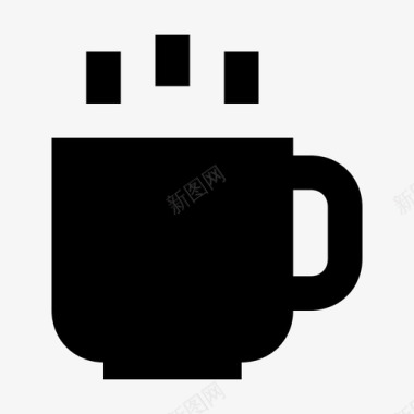 茶杯热饮热咖啡图标图标