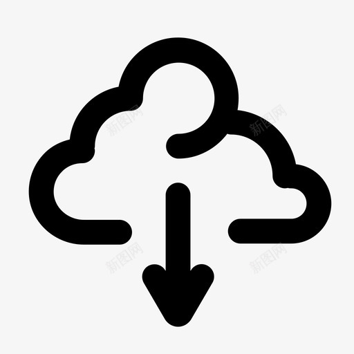 云共享保存图标svg_新图网 https://ixintu.com 上载 云下载 保存 共享 数据 文件 文档 行图标 计算机