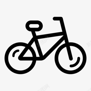 自行车汽车交通工具图标图标
