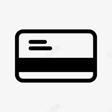 信用卡减法信号图标图标