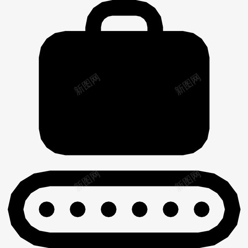 行李传送带旅行手提箱图标svg_新图网 https://ixintu.com 对齐 帮助 手提箱 排列 旅行 皮带 舒适 行李 行李传送带
